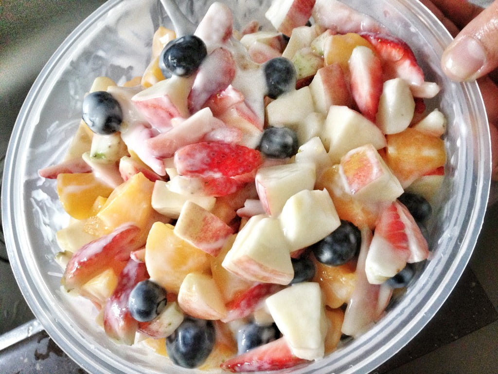 yogurt with fruits