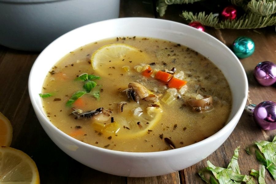 Mushroom Basil Soup