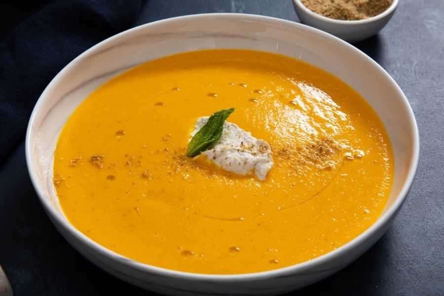 Minty Carrot Soup